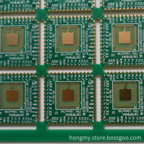 Double-sided PCB with FR4 Material, Immersion Gold, 1oz Copper and 1.6mm Finished Board Thickness